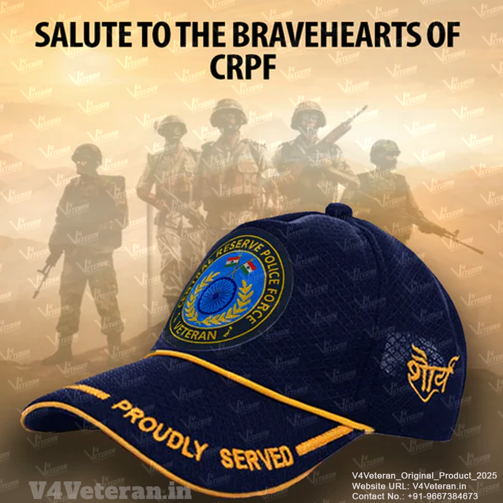 CRPF-Proudly Served (Blue) Veterans Baseball Cap