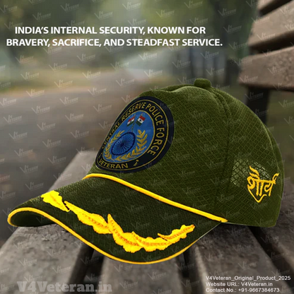 CRPF Officers' (Olive Green) Veterans Baseball Cap