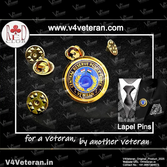 Lapel Pin for Blazer (CRPF)