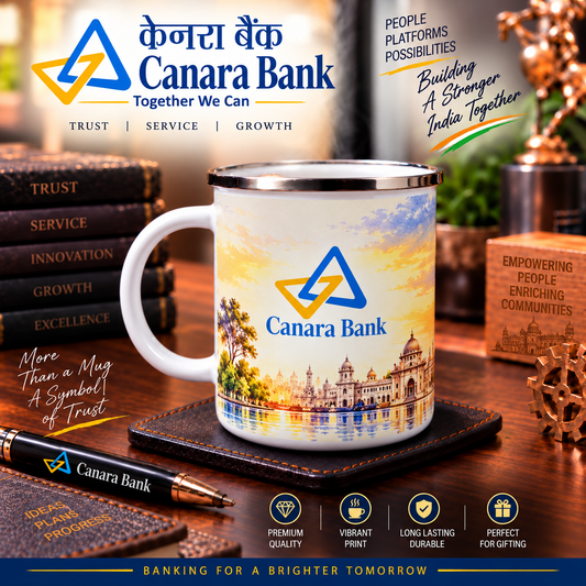 Canara Bank Steel Mug