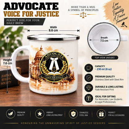 Advocate Steel Mug