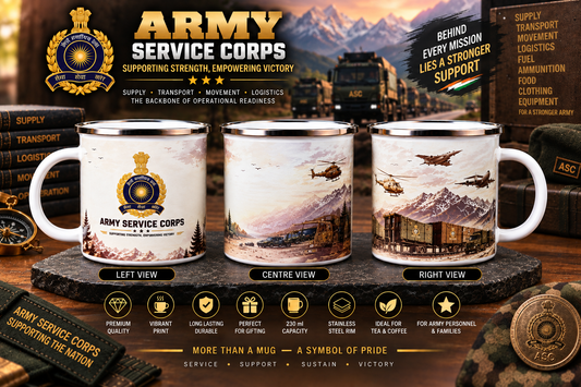 Army Service Corps Steel Mug