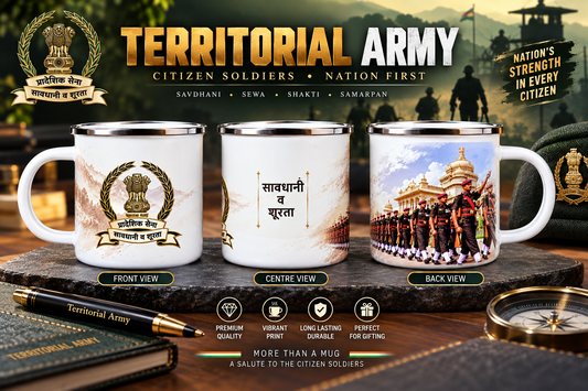 Territorial Army Steel Mug
