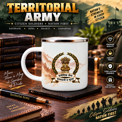 Territorial Army Steel Mug