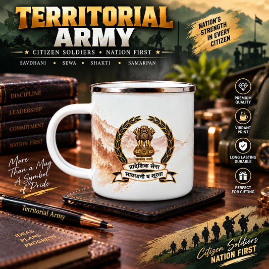 Territorial Army Steel Mug
