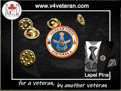 Lapel Pin for Blazer (Indian Air Force Veteran)
