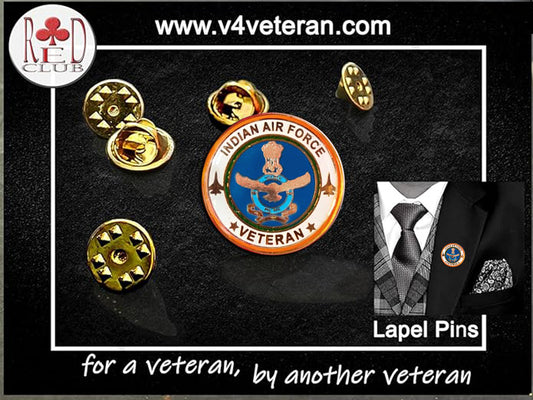 Lapel Pin for Blazer (Indian Air Force Veteran)