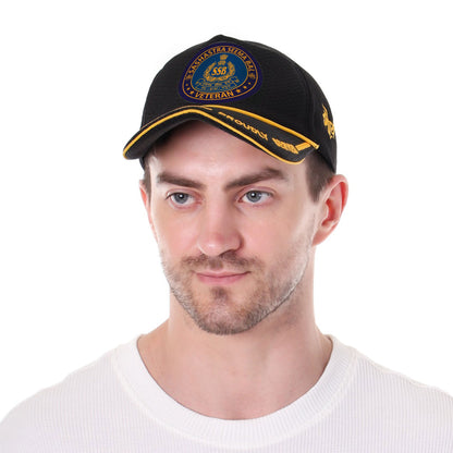 SSB-Proudly Served (Black) Veterans Baseball Cap