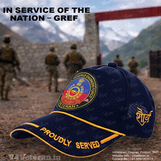 GREF-Proudly Served (Blue) Veterans Baseball Cap