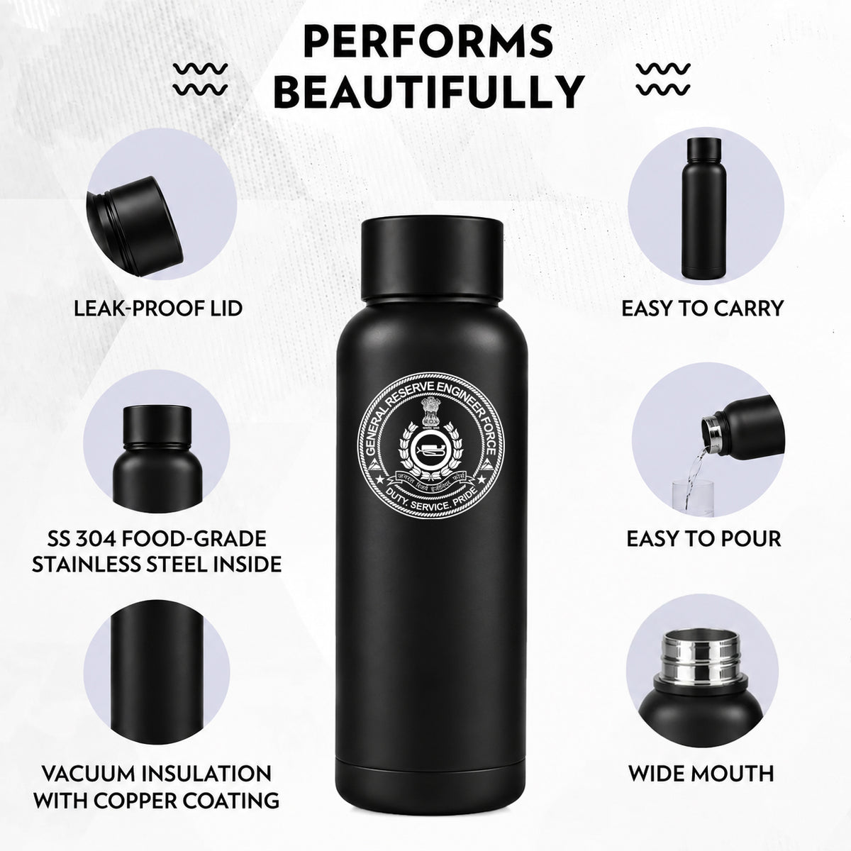 GREF Veteran Pride Flask