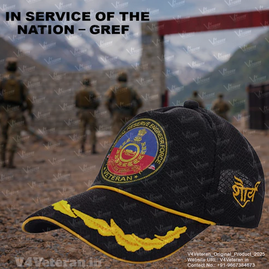 GREF Officers' (Black) Veterans Baseball Cap
