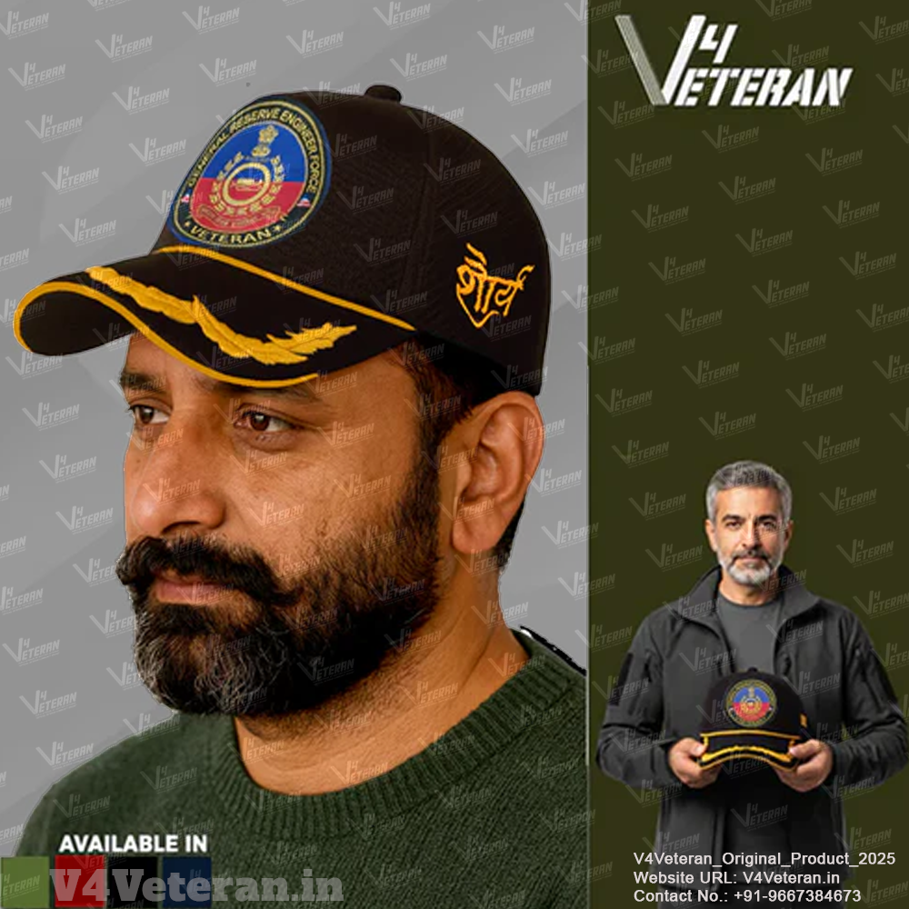 GREF Officers' (Black) Veterans Baseball Cap
