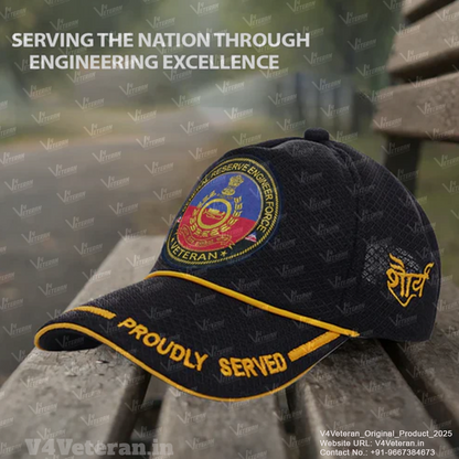 GREF-Proudly Served (Black) Veterans Baseball Cap