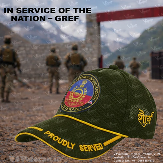 GREF-Proudly Served (Olive Green) Veterans Baseball Cap