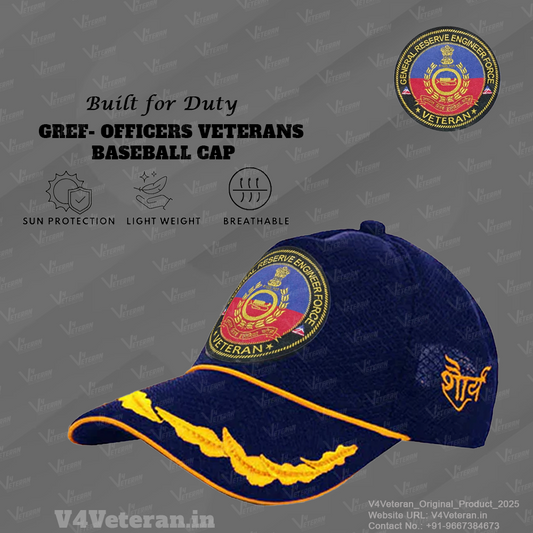 GREF Officers' (Blue) Veterans Baseball Cap