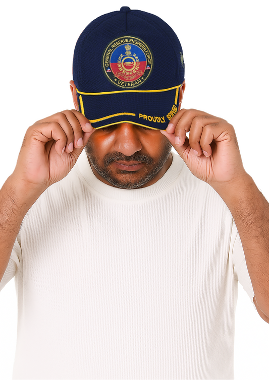 GREF-Proudly Served (Blue) Veterans Baseball Cap
