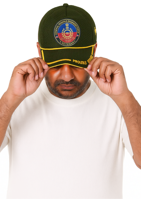 GREF-Proudly Served (Olive Green) Veterans Baseball Cap