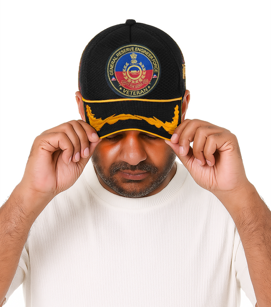 GREF Officers' (Black) Veterans Baseball Cap