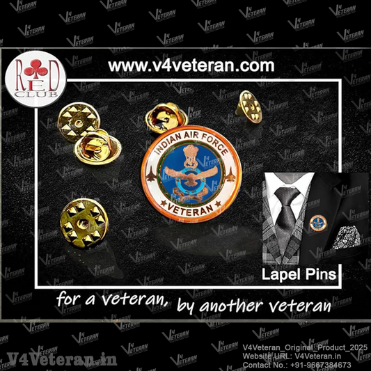 Lapel Pin for Blazer (Indian Air Force Veteran)
