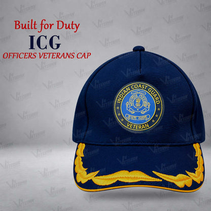 ICG Officers Veterans Cap (Fabric: Premium Autumn, Color: Blue)