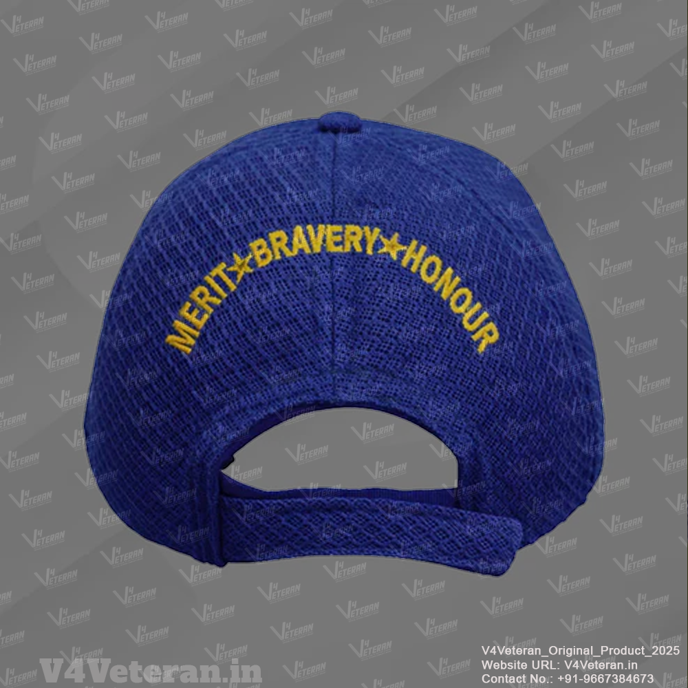 Indian Coast Guard-Proudly Served (Blue) Veterans Baseball Cap