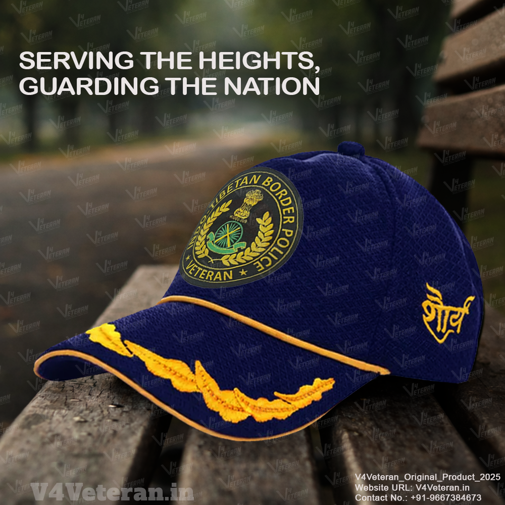 ITBP (Blue) Officers' Baseball Cap for Veterans