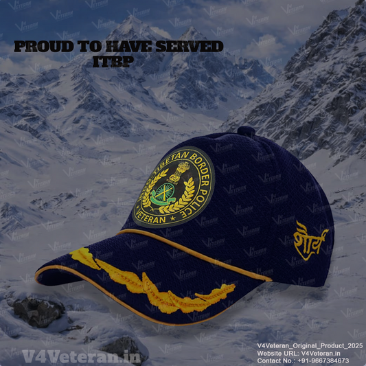 ITBP (Blue) Officers' Baseball Cap for Veterans