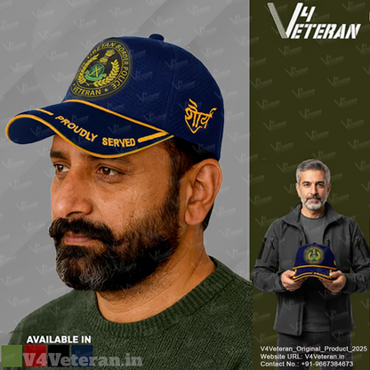 ITBP-Proudly Served (Blue) Veterans Baseball Cap