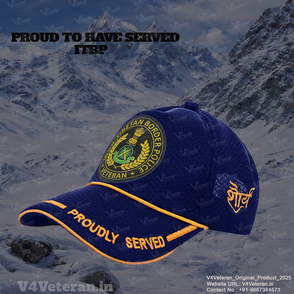 ITBP-Proudly Served (Blue) Veterans Baseball Cap
