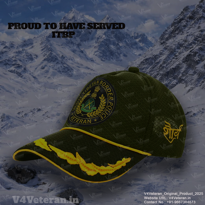 ITBP Officers' (Olive Green) Veterans Baseball Cap
