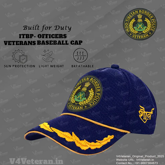 ITBP (Blue) Officers' Baseball Cap for Veterans