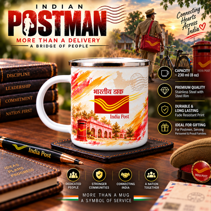 Indian Post Steel Mug