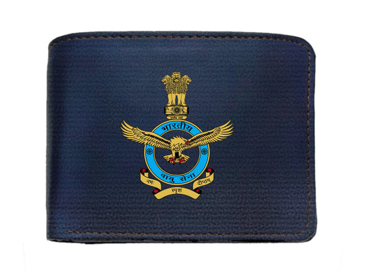 Blue Wallet (Genuine Leather) for Men - Air Force