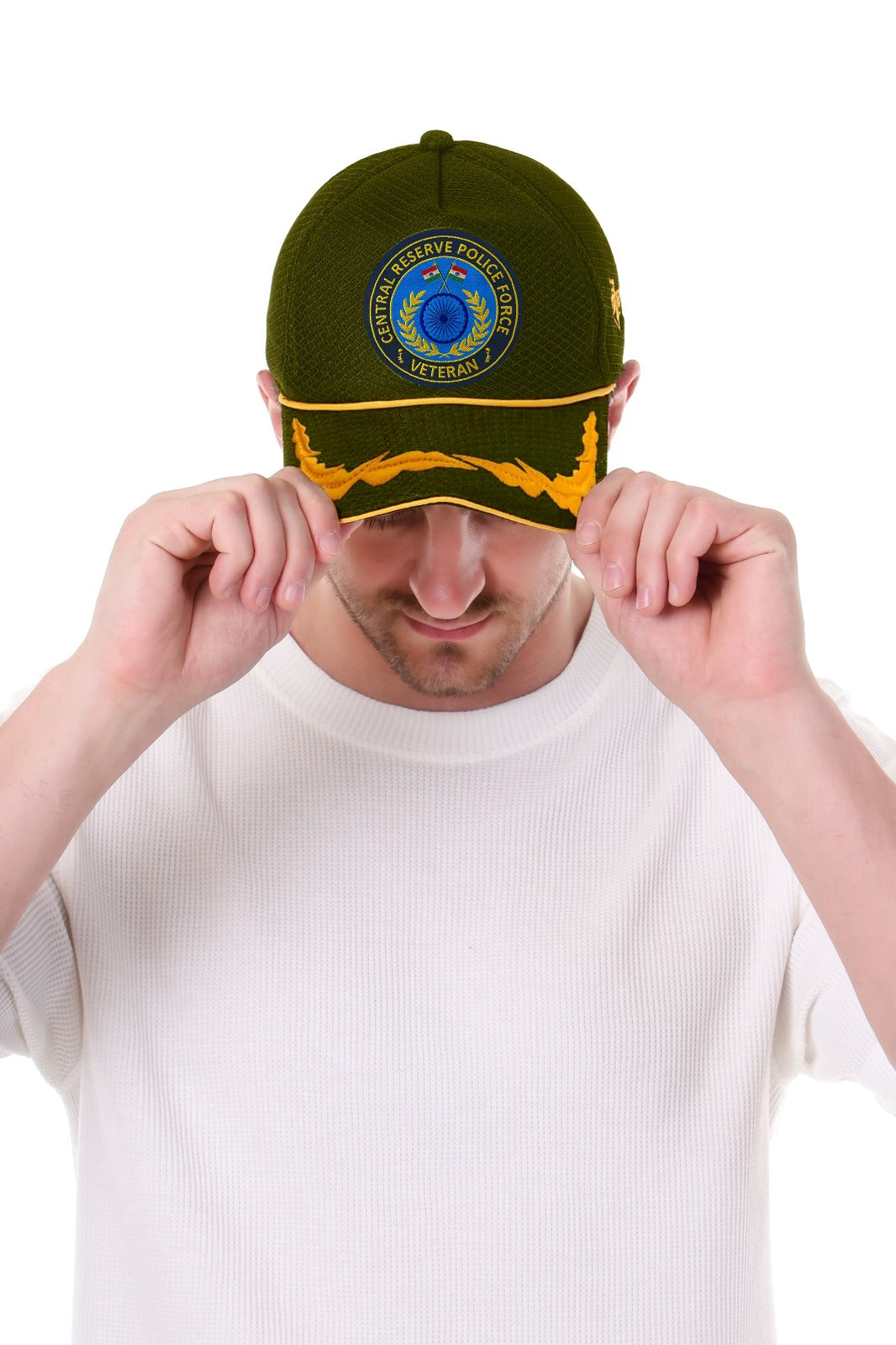 CRPF Officers' (Olive Green) Veterans Baseball Cap
