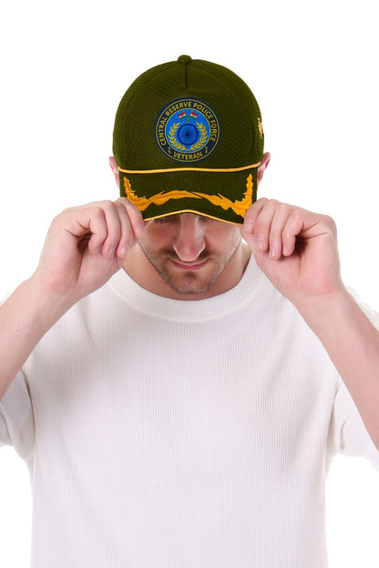 CRPF Officers' (Olive Green) Veterans Baseball Cap