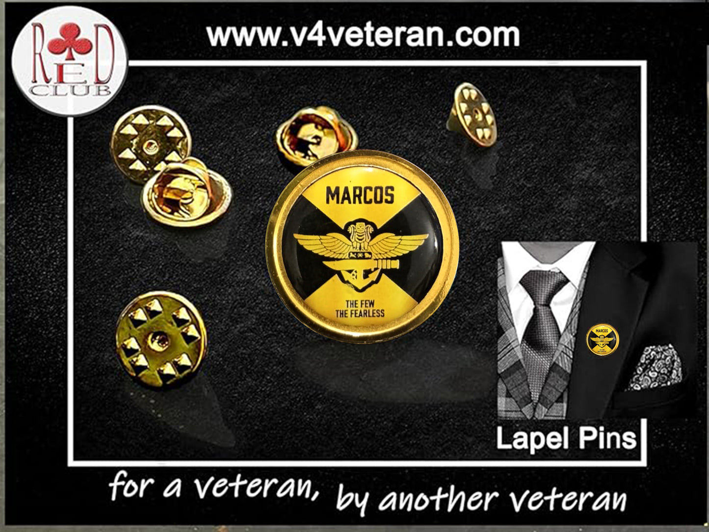 Lapel Pin for Blazer (Marcos)