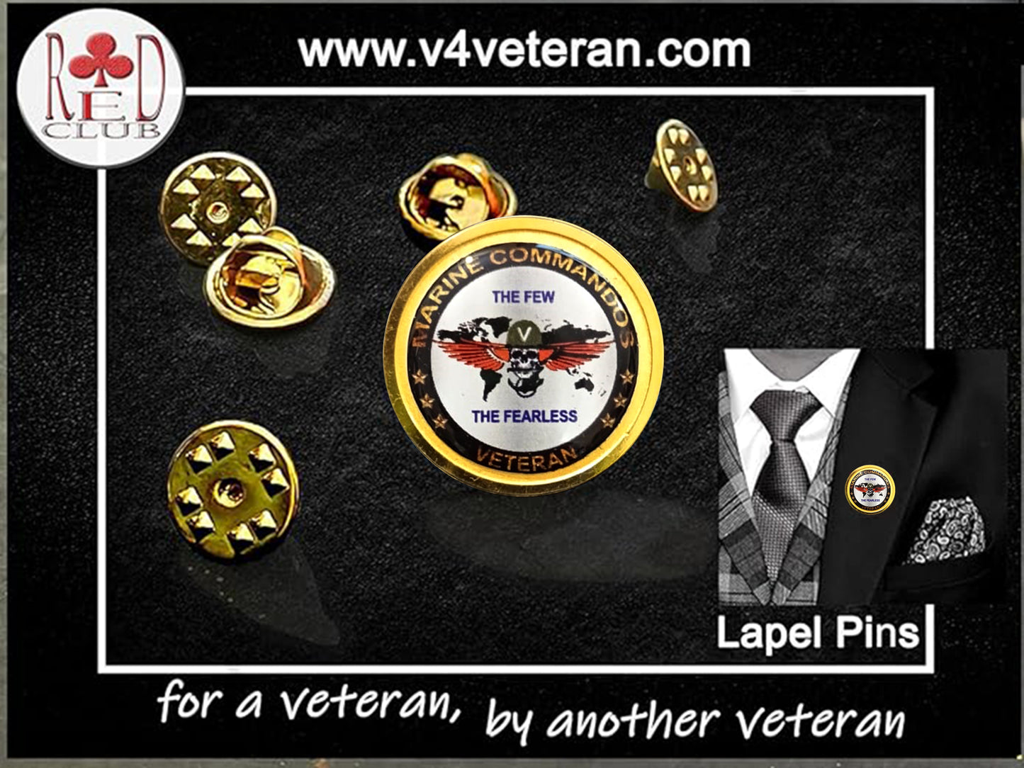 Lapel Pin for Blazer (Marine Commandos)