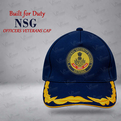 NSG Officers Veterans Cap (Fabric: Premium Autumn, Color: Blue)