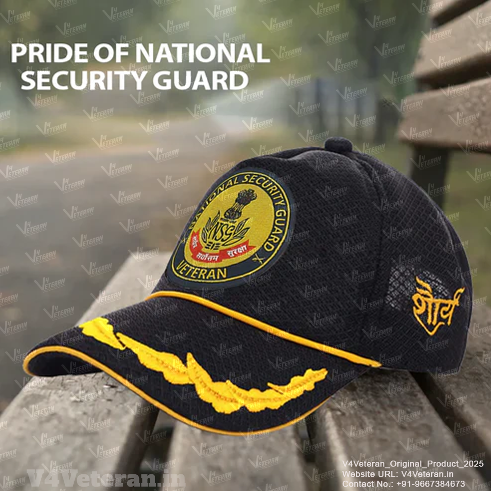 NSG Officers' (Black) Veterans Baseball Cap