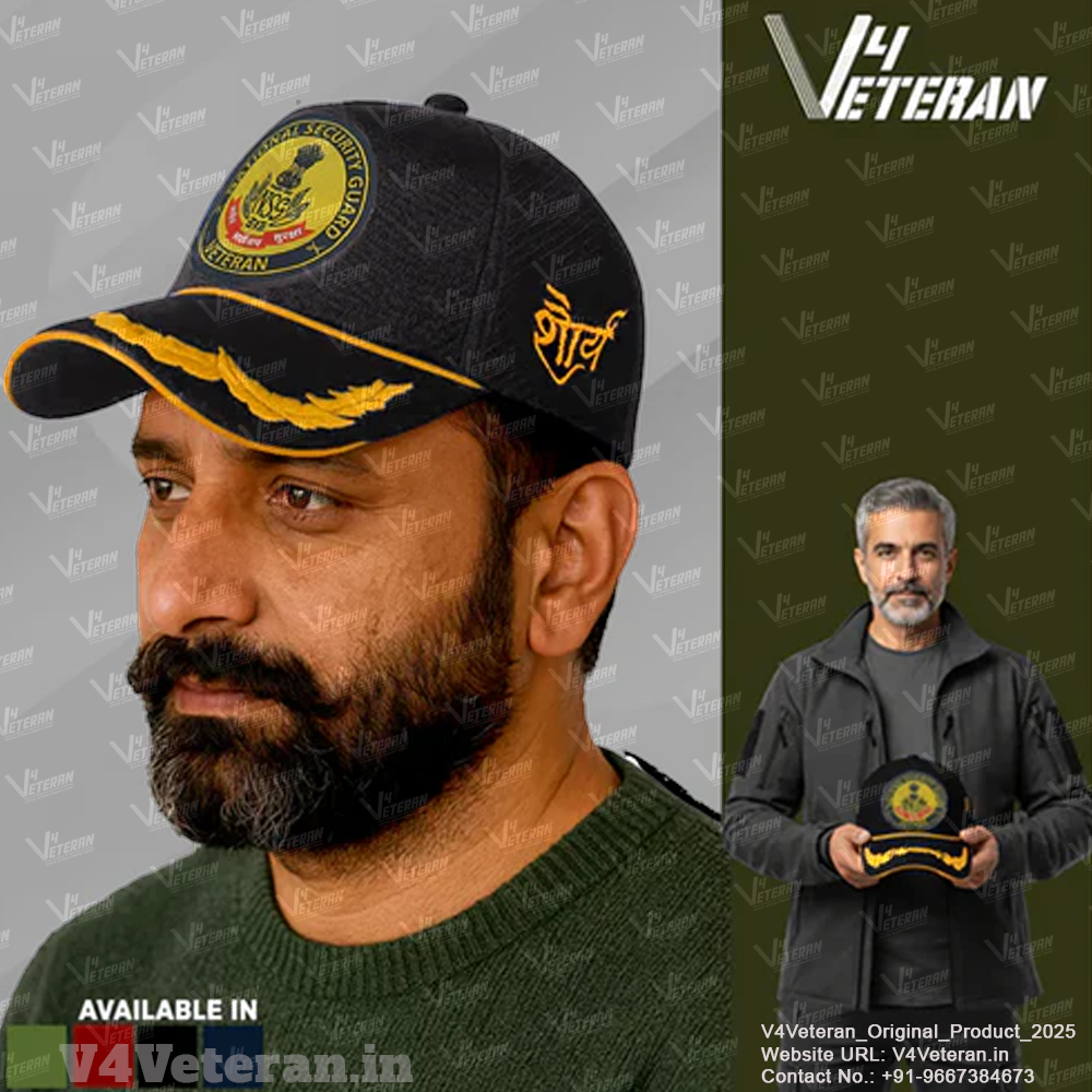 NSG Officers' (Black) Veterans Baseball Cap
