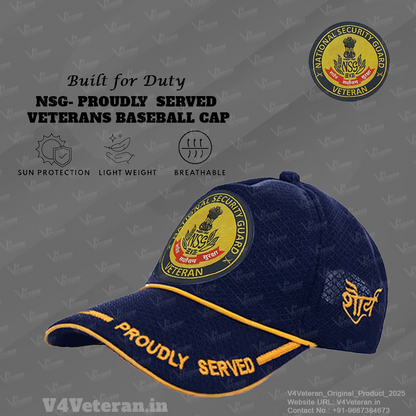 NSG-Proudly Served (Blue) Veterans Baseball Cap