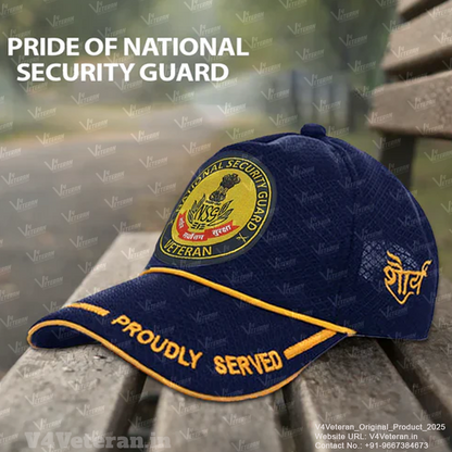 NSG-Proudly Served (Blue) Veterans Baseball Cap
