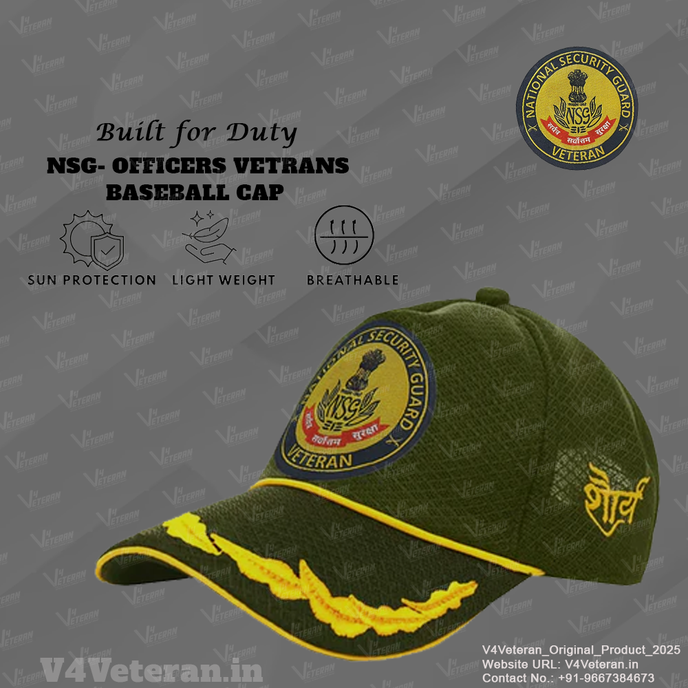 NSG Officers' (Green) Veterans Baseball Cap – V4Veteran