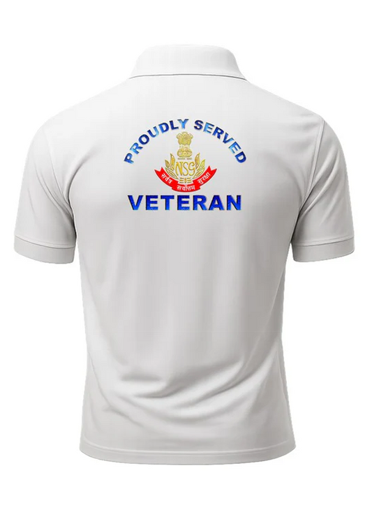 NSG Veteran Polo T-Shirt – Proudly Served Edition