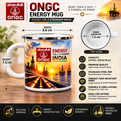ONGC Steel Mug