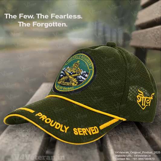 199 Field Regiment - Proudly Served (Green) Veterans Baseball Cap