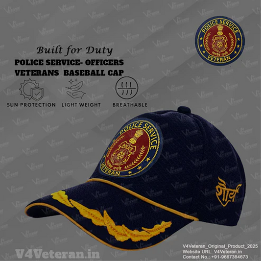 Police Service Officers' (Blue) Veterans Baseball Cap