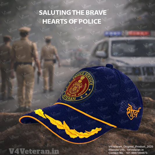 Police Service Officers' (Blue) Veterans Baseball Cap