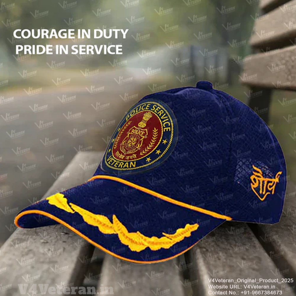 Police Service Officers' (Blue) Veterans Baseball Cap