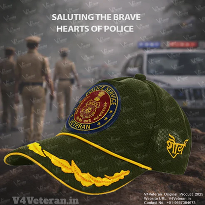Police Service Officers' (Olive Green) Veterans Baseball Cap